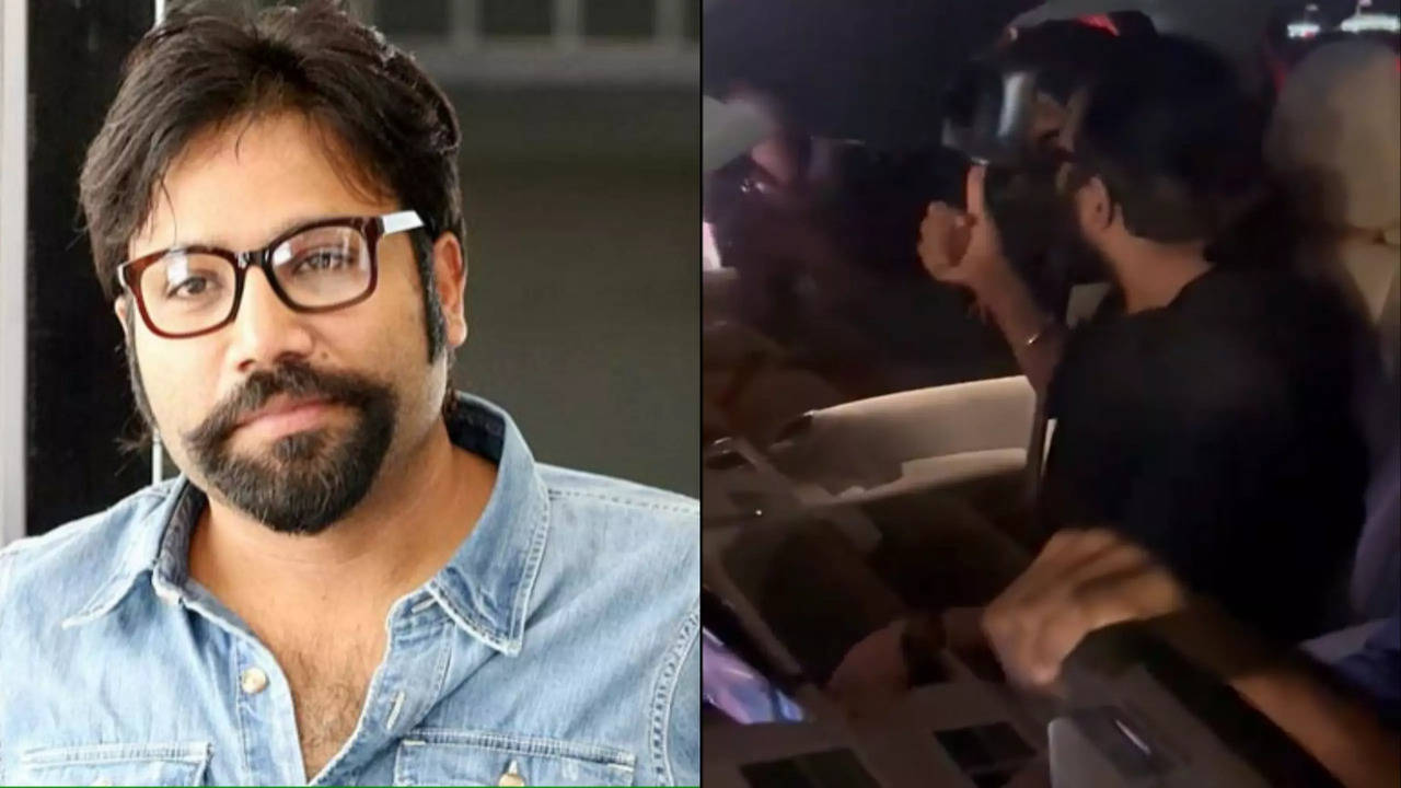 Sandeep Reddy Vanga Gets Mobbed By Fans In US, Director Calls Them ‘Right Crowd’ For Animal