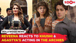 Raveena Tandon addresses CONTROVERSIAL statements regarding Khushi Kapoor and Agastya Nanda in The Archies