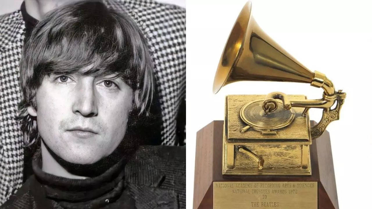 John Lennon's 1972 Grammy Set to Fetch a Dazzling $500K at Auction!  (Pic: johnlennon/ Instagram and gottahaverockandroll)