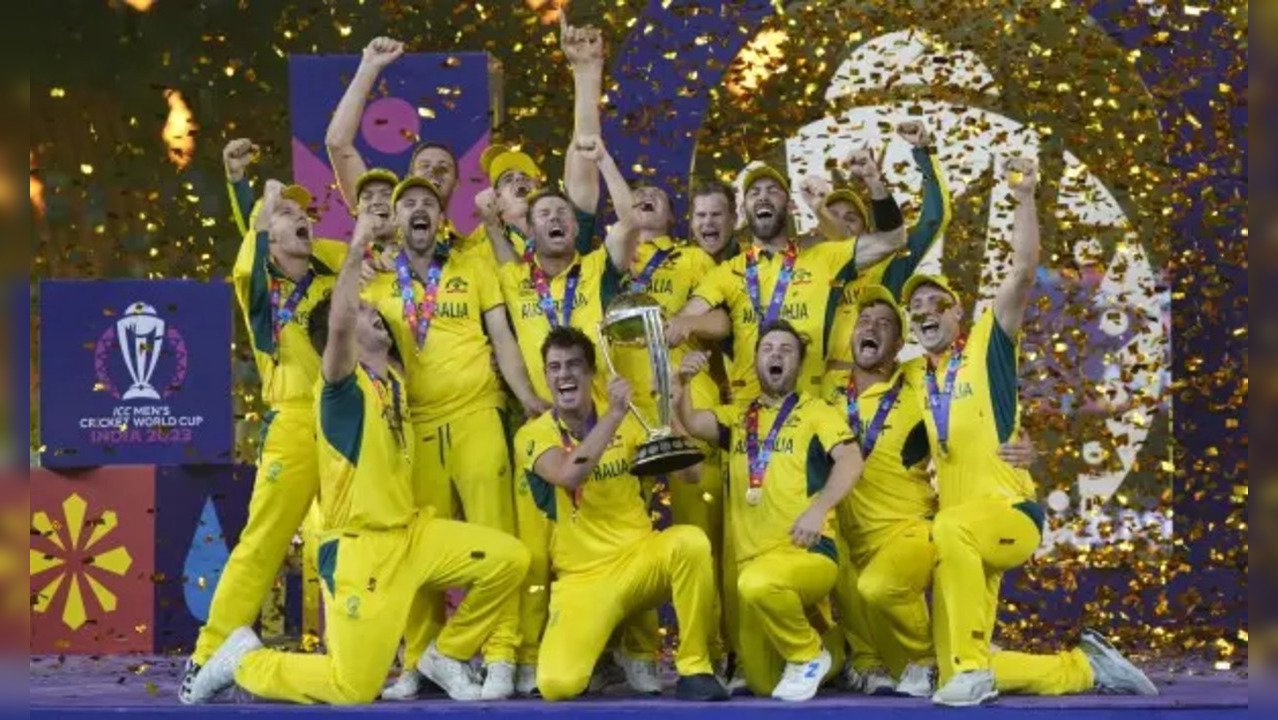 Australia 2023 WC trophy AP