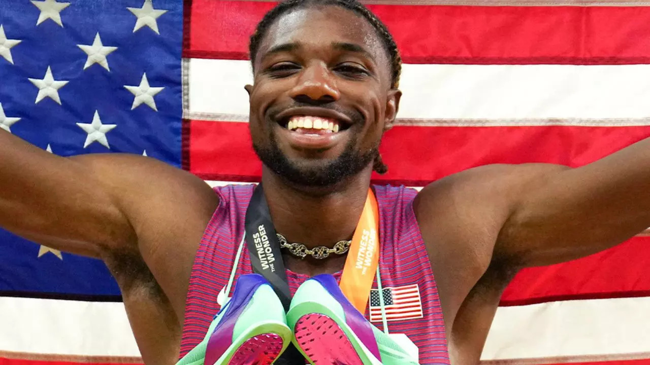 Noah Lyles World Athletics Men's Track Athlete Of The Year