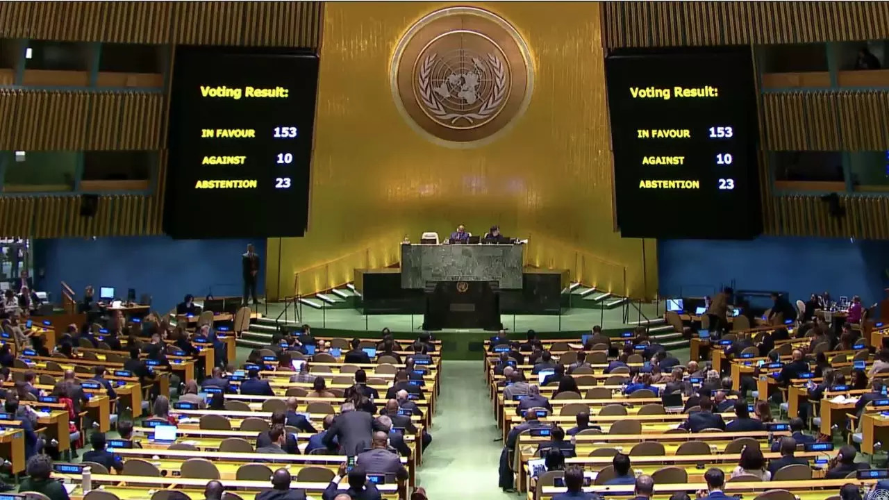 UN General Assembly Resolution Gaza Ceasefire