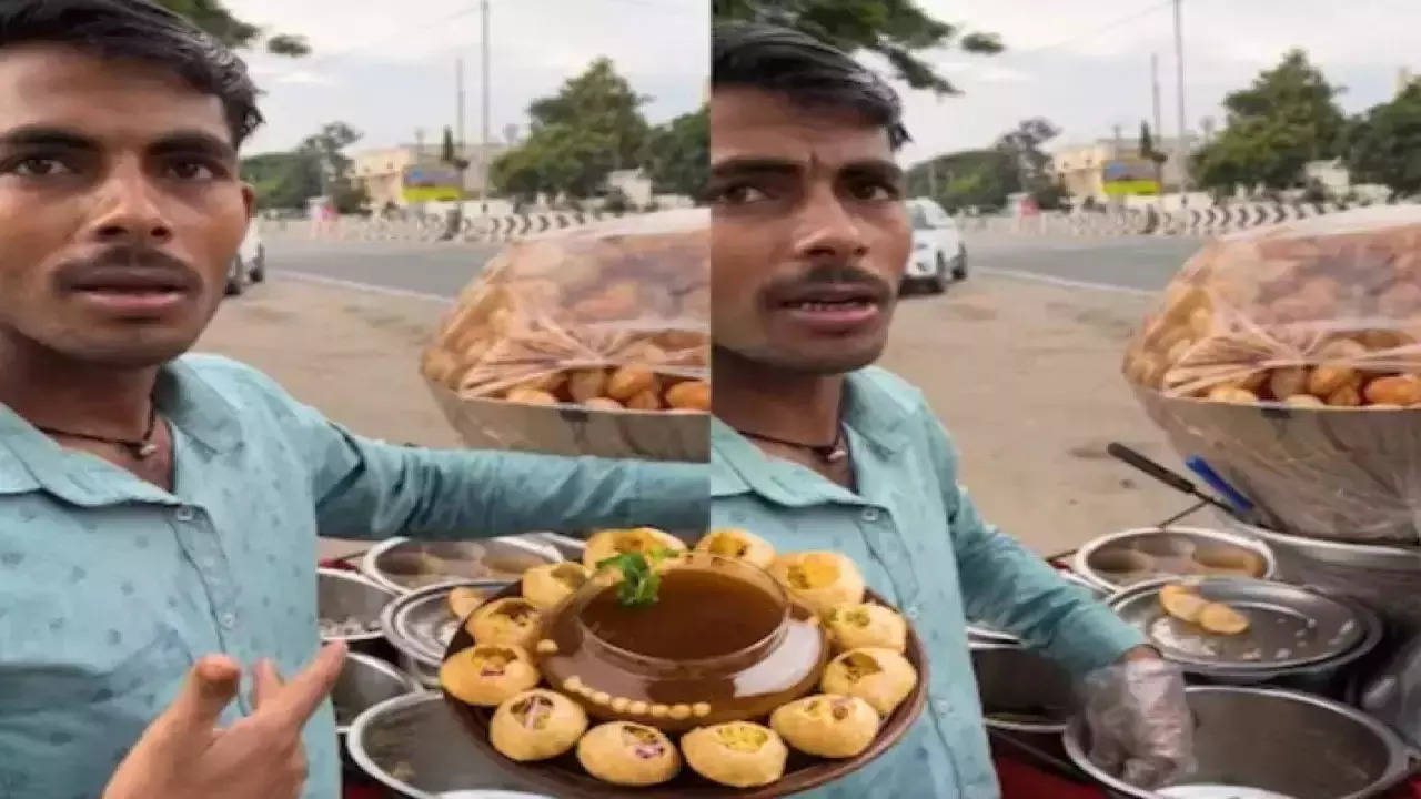 panipuri seller viral video