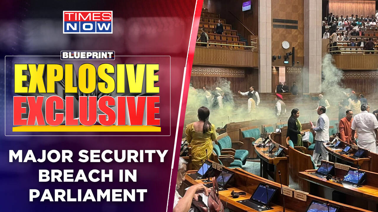 Massive Security Breach In Parliament Intruders Used Smoke Spray