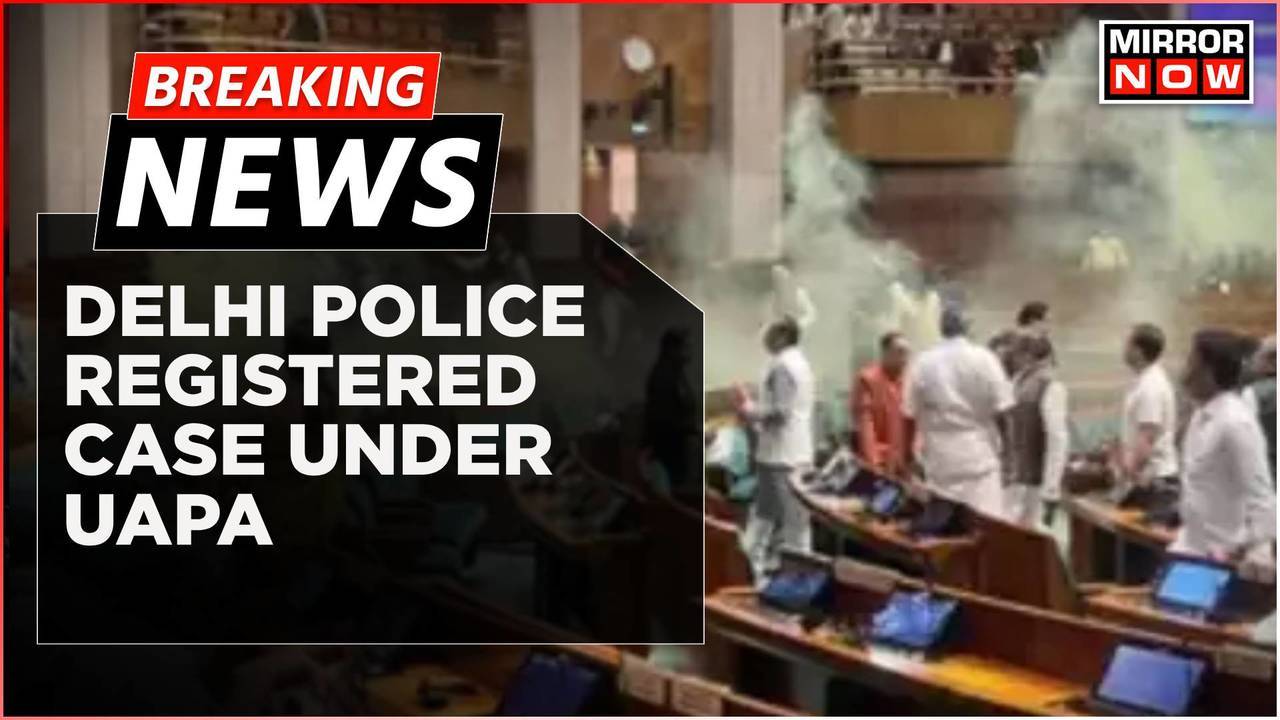Breaking News: Latest Updates On Security Breach At Parliament | Accused Booked Under Anti-Terror Law