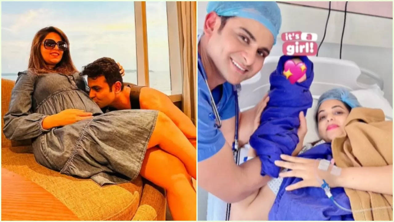 Sugandha Mishra and Sanket Bhosale blessed with a baby girl