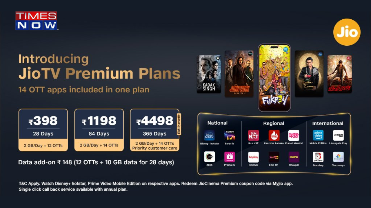 JioTV Premium Plans