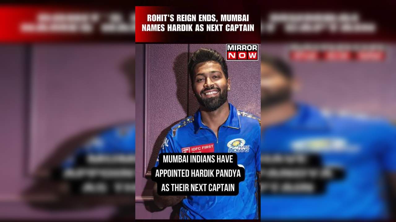 Hardik Pandya Replaces Rohit Sharma As Mumbai Indians Next Captain Shorts