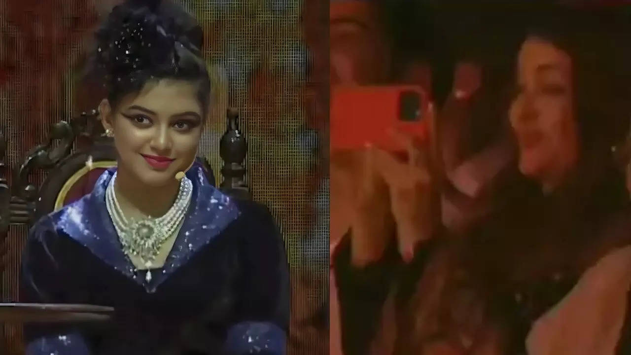 Aaradhya Bachchan's new look at Annual Day Function