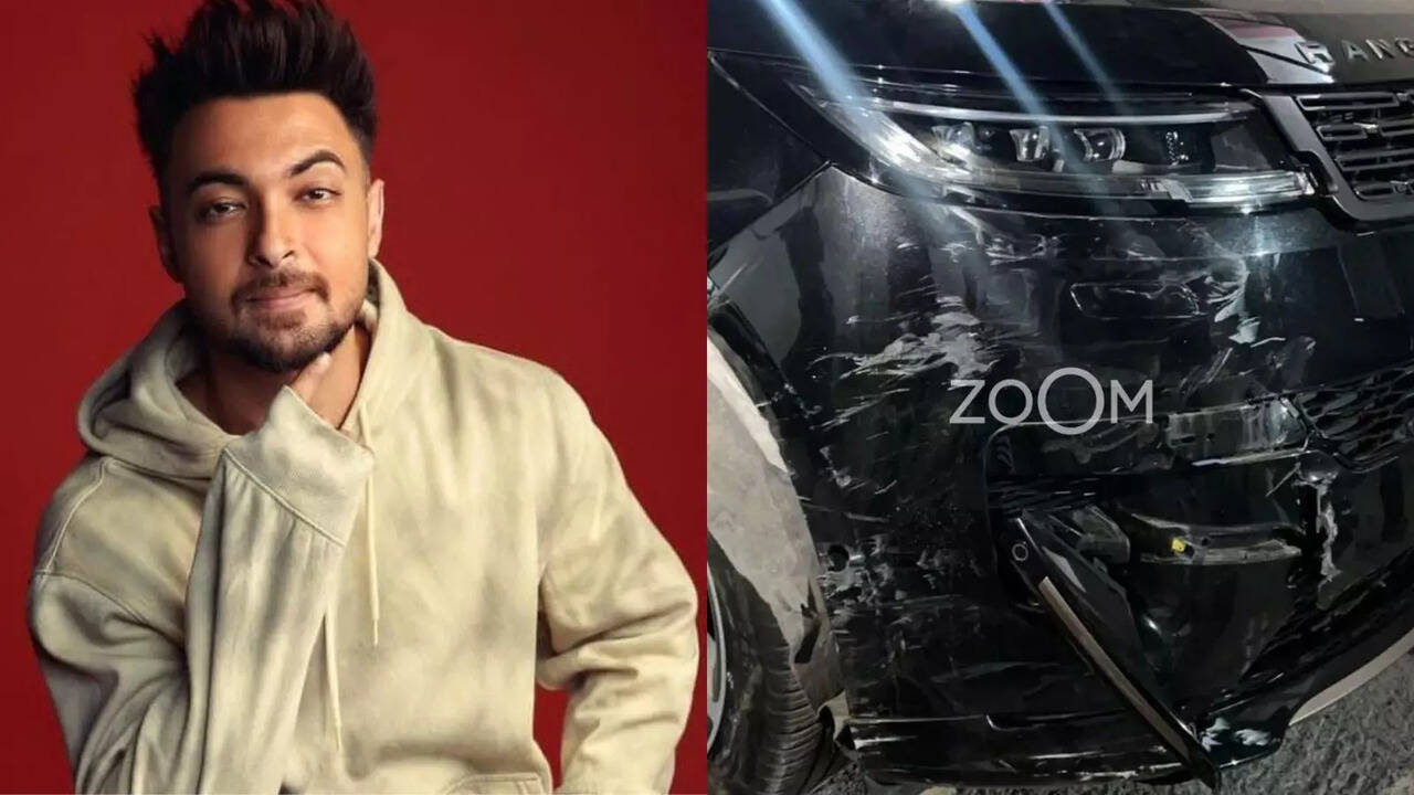 Aayush Sharma's Car Meets With Accident