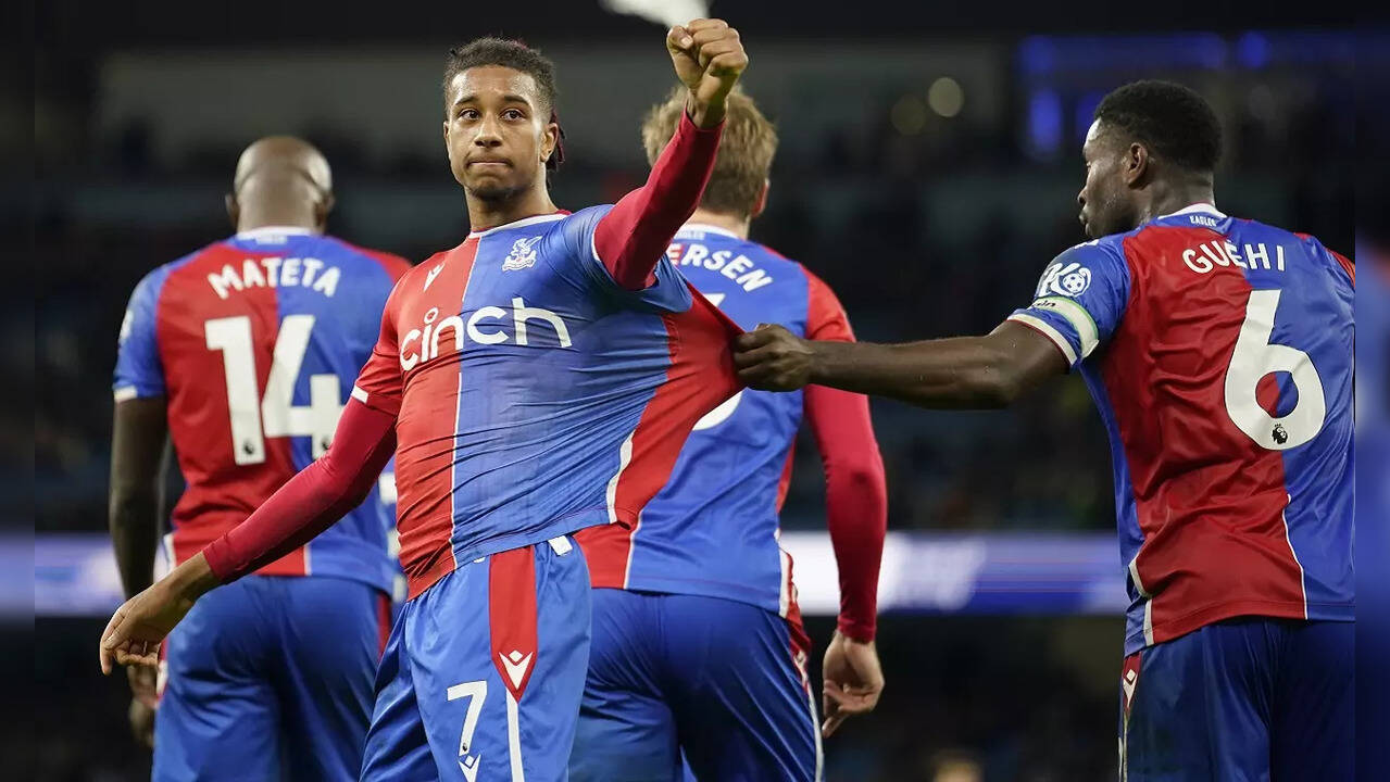 Michael Olise's Late Penalty Rocks Manchester City As Crystal Palace Hold  Pep's Men For 2-2 Draw | Football News, Times Now