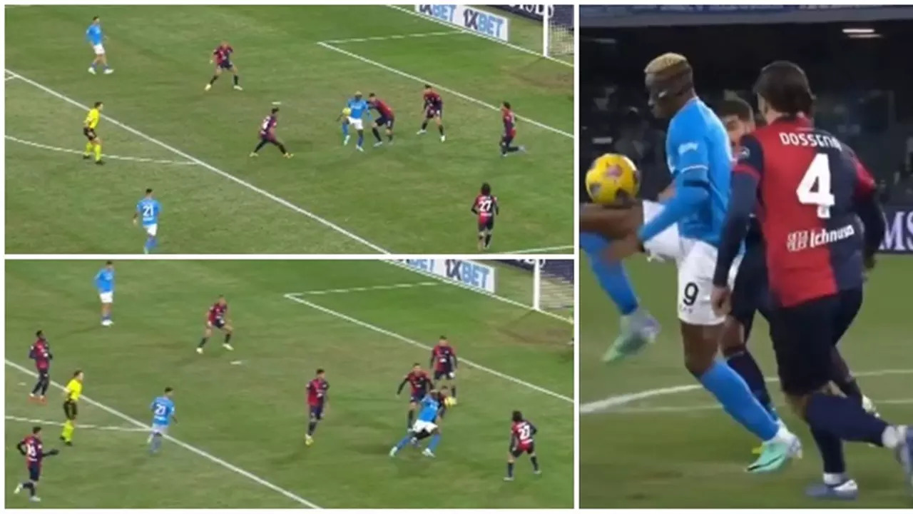 Jaw-Dropping: Victor Osimhen Provides An Audacious Assist With Ridiculous Skill To Help Napoli beat Cagliari in Serie A