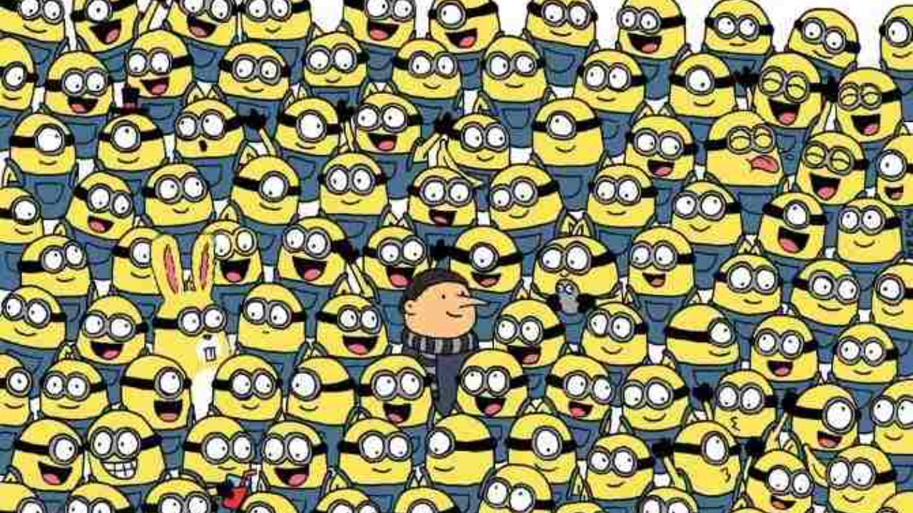 Optical Illusion Puzzle: Can You Spot The 3 Bananas Hidden Among Adorable Minions Within 15 Seconds?