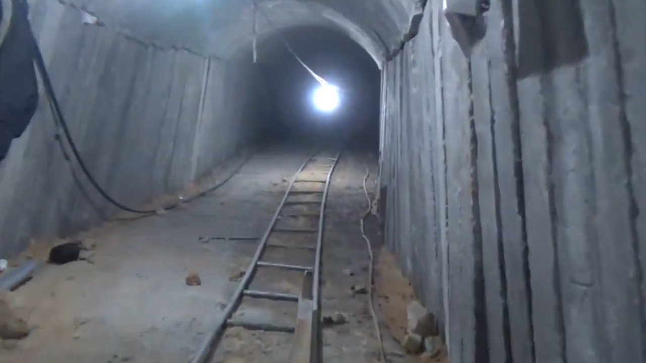 biggest tunnel in gaza, says idf