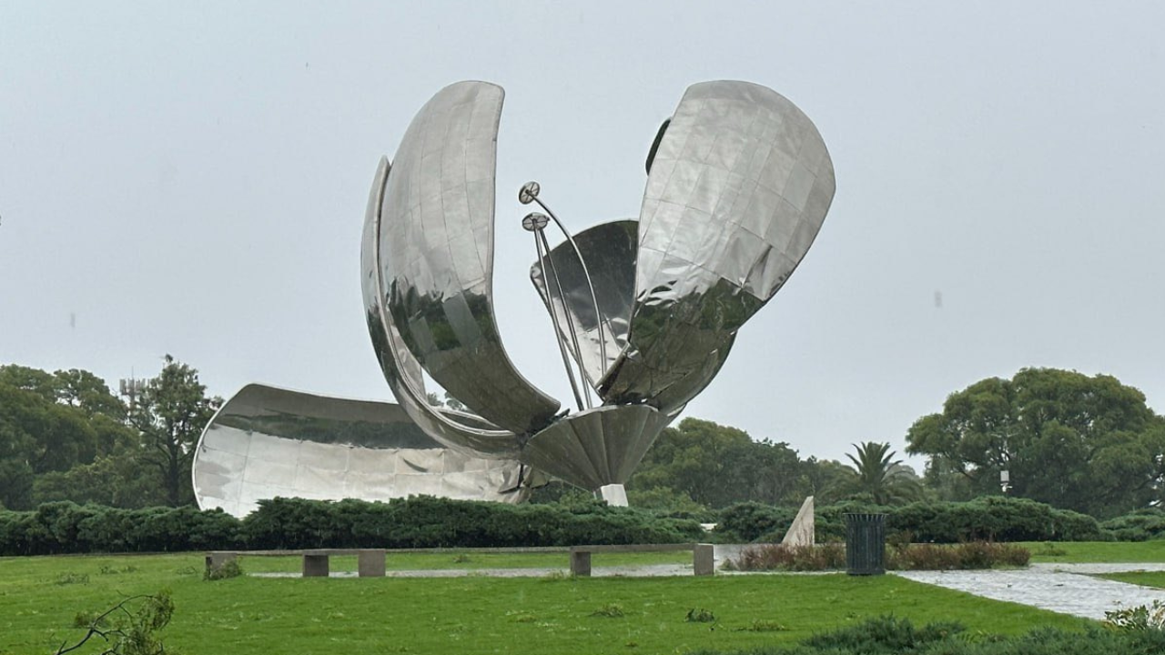 Buenos Aires: Buenos Aires's Famous Floralis Generica Damaged