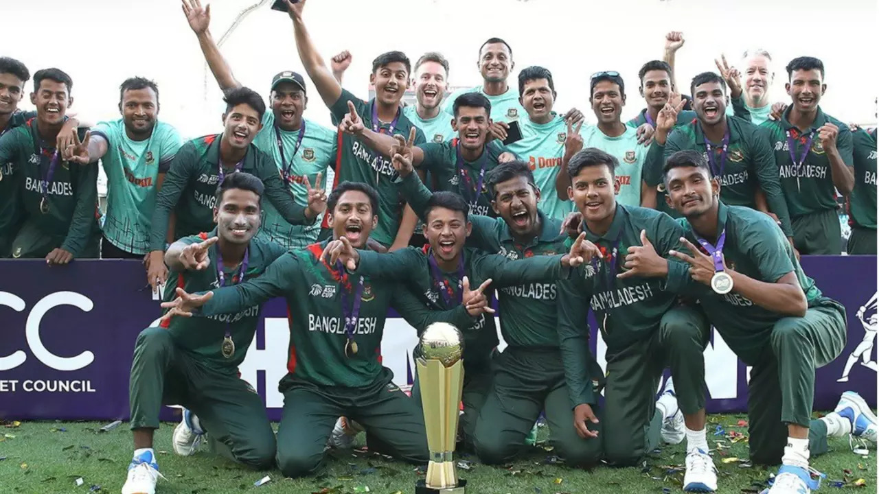 Bangladesh Lift U-19 Asia Cup 2023 After Decimating UAE In Final