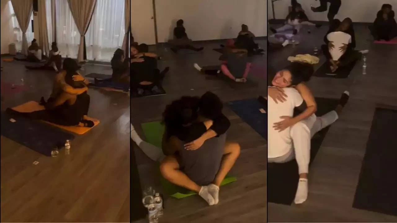 Couple Yoga Viral Video