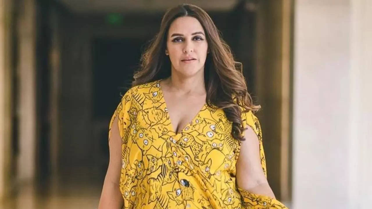 Neha Dhupia's international debut