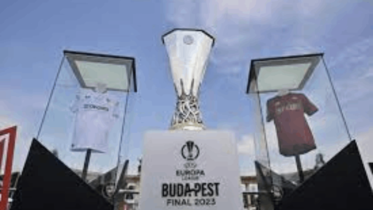 Europa League Trophy AP