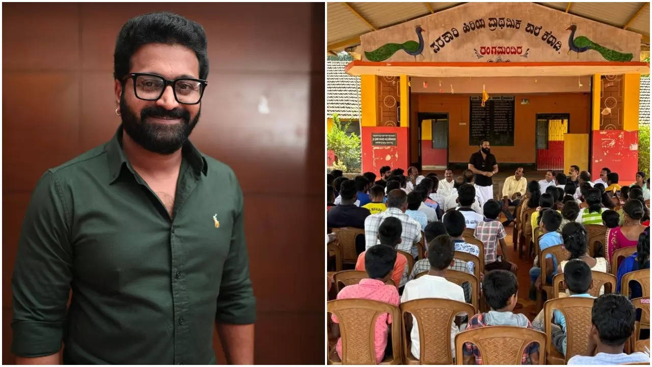 Kantara Rishab Shetty Adopts Government School In Keradi To Secure Kannada Education