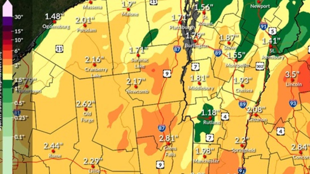 Vermont Flooding: Roads And Schools Closed