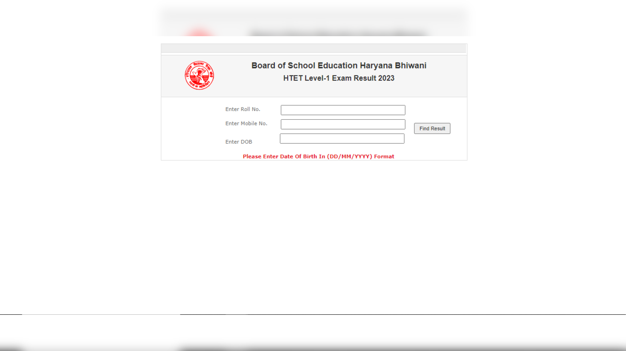 HTET Result 2023 Released on bseh.org.in, Direct Link to Download