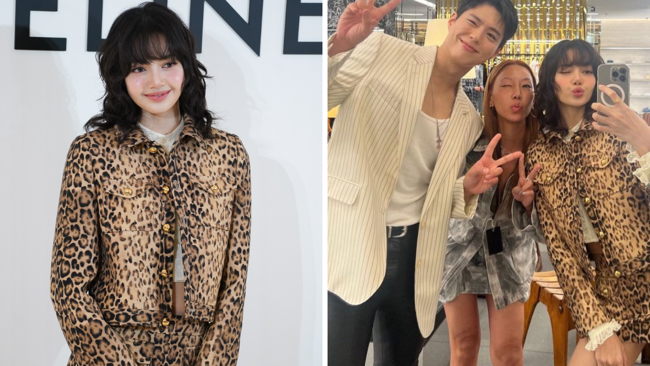 Blackpink's Lisa Surprises In 'Bold' Outfit, Reunites With K-drama Star Park Bo-Gum At Celine Event