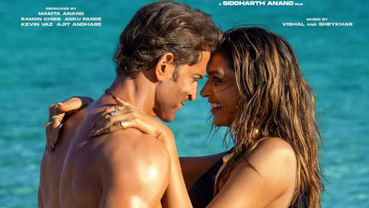 Hrithik In Dangerously Low-Waist Pants, Bikini-Clad Deepika Sizzle In Fighter Song Poster Ishq Jaisa Kuch