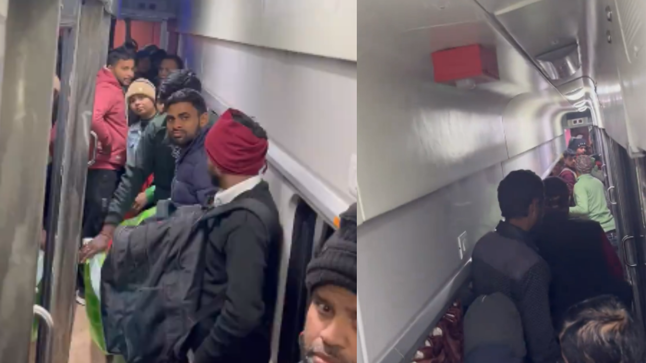 Railway's Viral Video: Woman Shares Video Of Ticketless Passengers In Train's AC Coach.