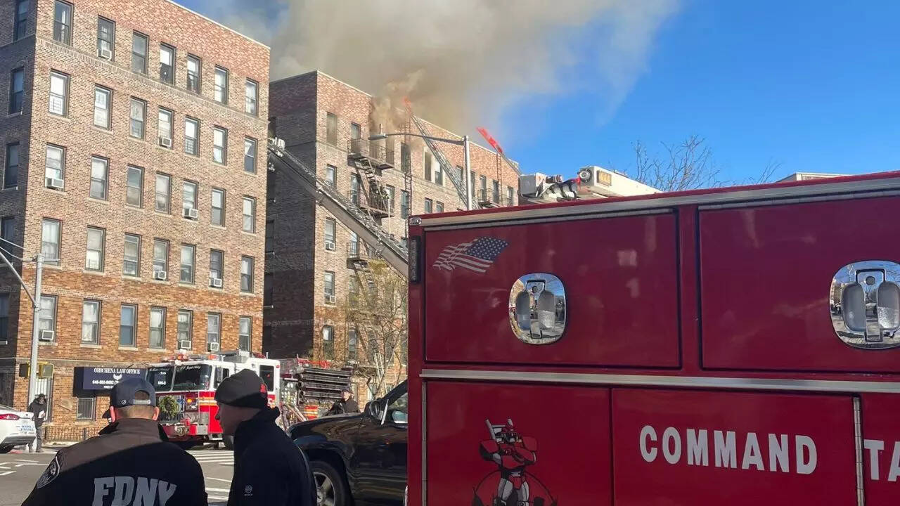 Fire Sunnyside Queens: Intense Blaze At New York's Multifamily Apartment Building, FDNY Officials On Spot