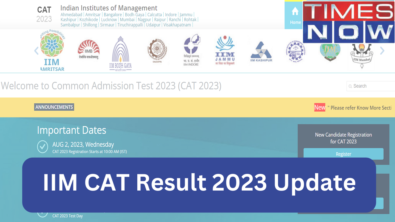 CAT Result 2023 Date Expected Today? Check Latest Updates on IIM CAT Results