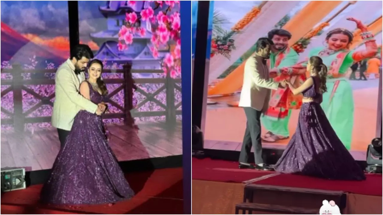 A glimpse at Shrenu Parikh and Akshay Mhatre's dreamy engagement ceremony (credit_ Instagram)