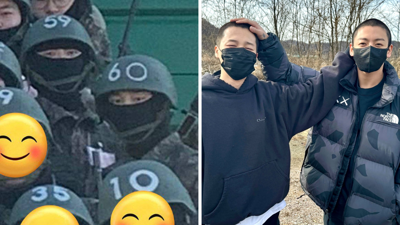 BTS' Jungkook, Jimin Undergo Rigorous Training With Guns, Pose With Soldiers At Military Boot Camp