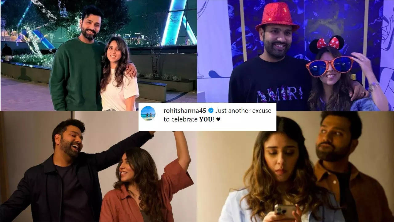 Rohit Sharma's six-word post for wife Ritika Sajdeh on her birthday goes viral