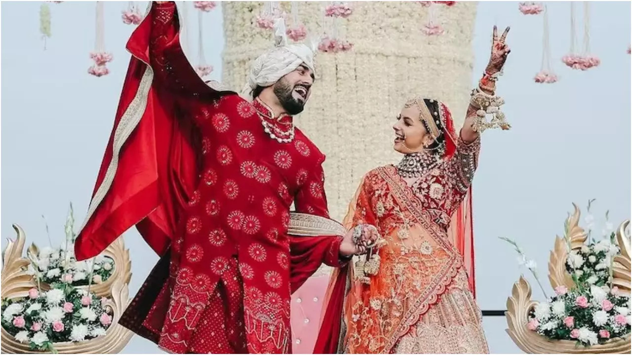 Akshay Mhatre and Shrenu Parikh got married on December 21 (credit: Instagram).