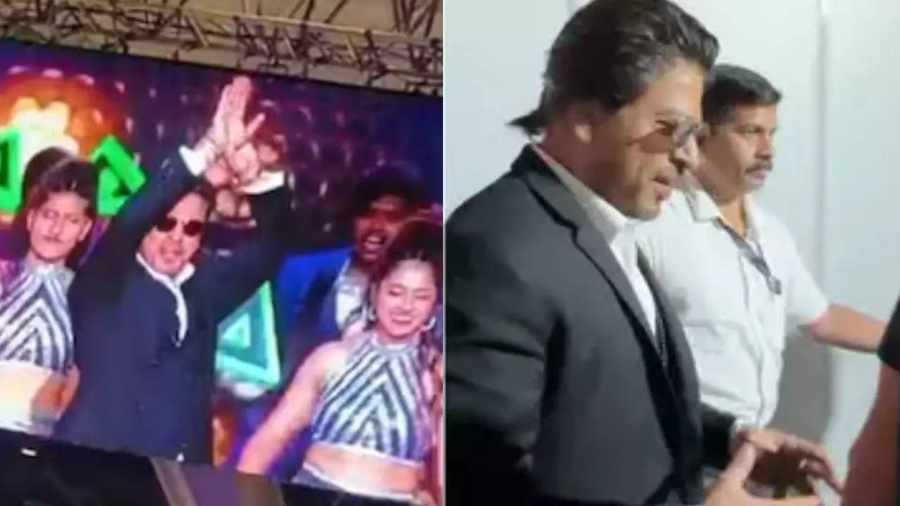 SRK dances to Pathaan song