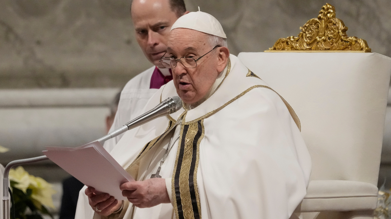 Pope Francis Slams 'Futile Logic Of War' On Christmas