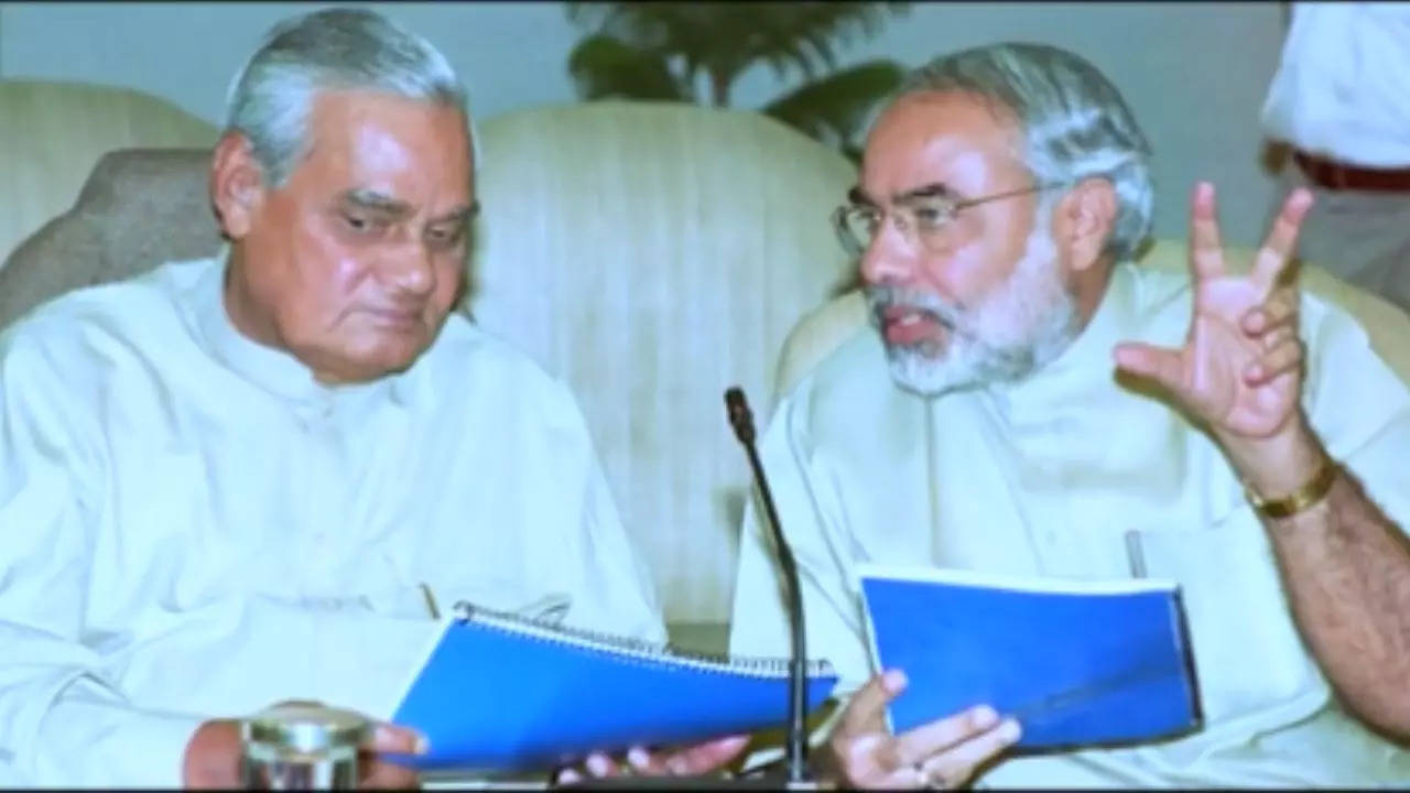 ​Atal Bihari Vajpayee and Narendra Modi