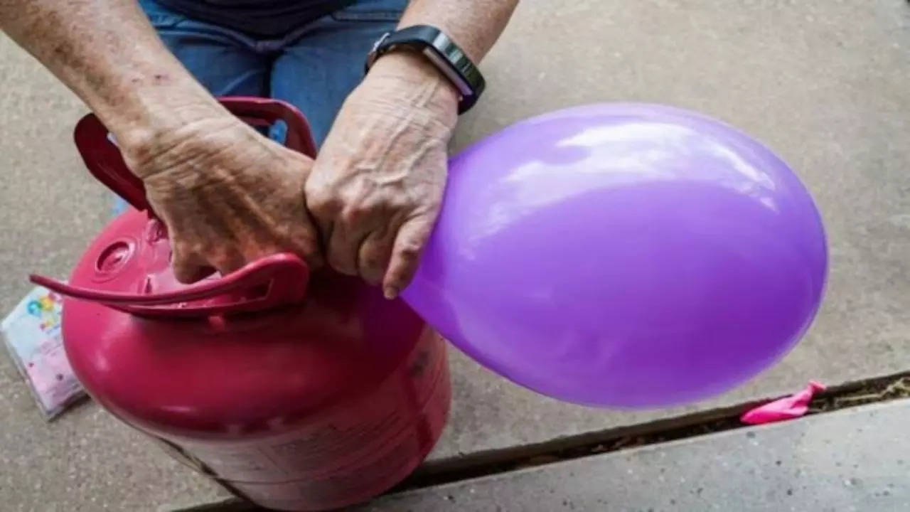 Balloon Gas Cylinder Blast