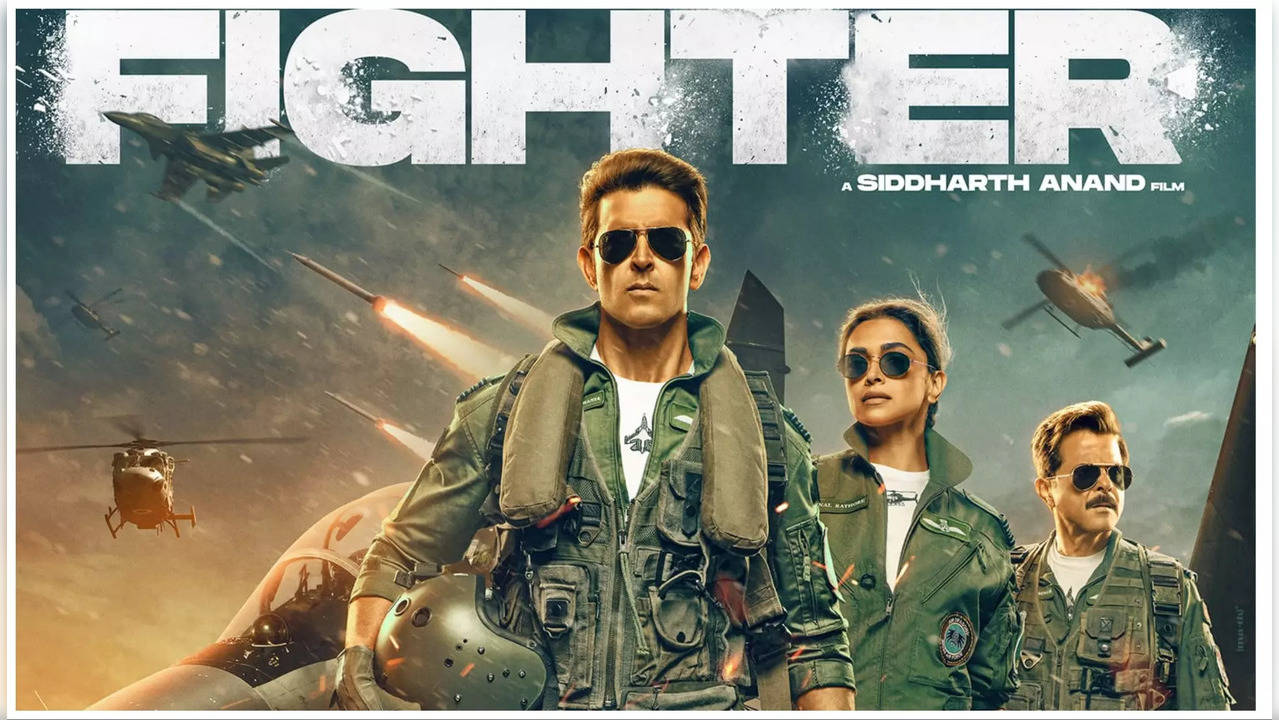 Fighter: Fighter Stars Hrithik Roshan, Deepika Padukone Share New Poster On  Christmas: Air Dragons Are All Geared Up | Hindi News, Times Now