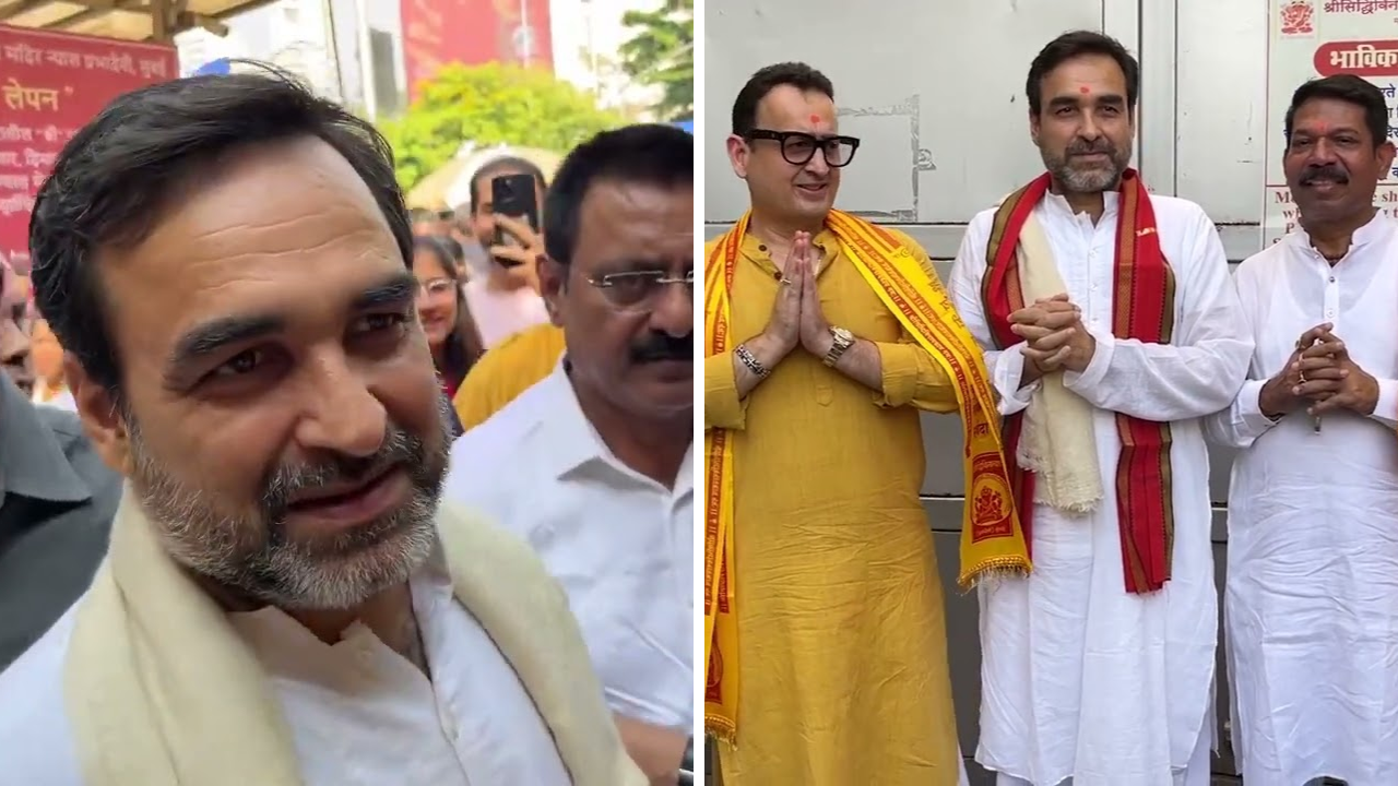 Pankaj Tripathi Seeks Blessings At Siddhivinayak Temple On Atal Bihari Vajpayee's 99th Birth Anniversary