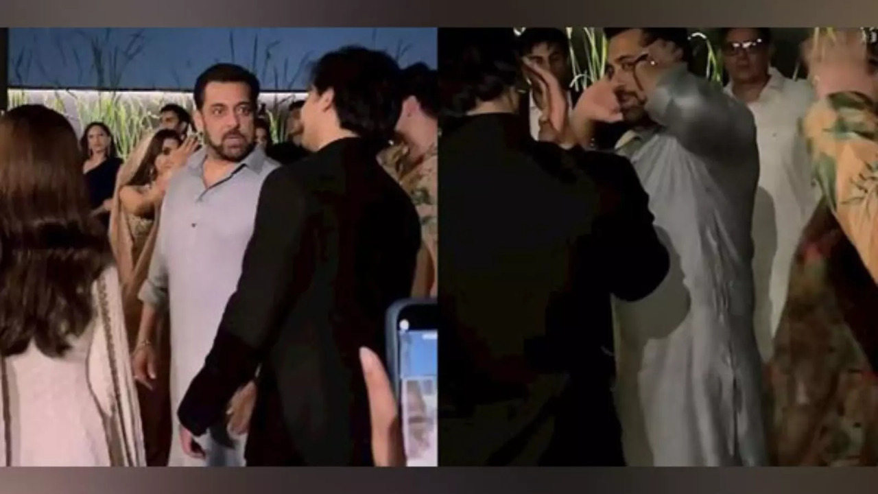 Salman Khan Grooves To Tere Mast Mast Do Nain At Arbaaz Khan-Shura Khan's Wedding. Watch Viral Video