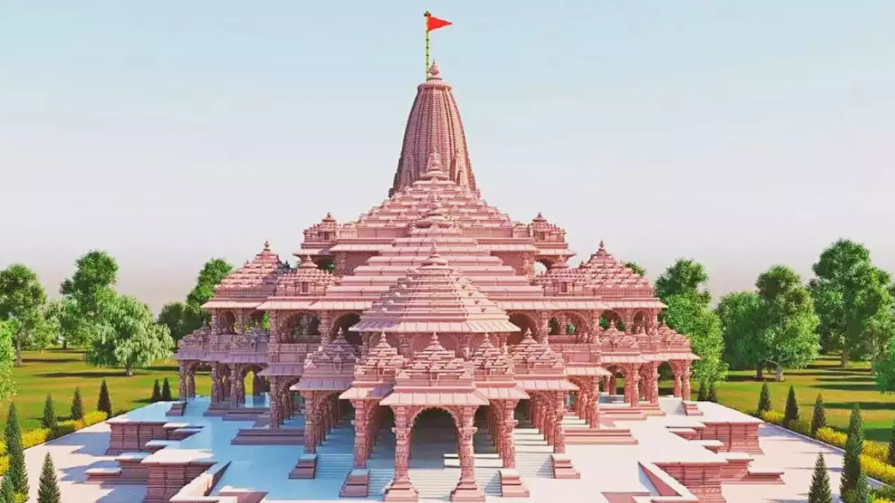 The Ram Temple complex in Ayodhya