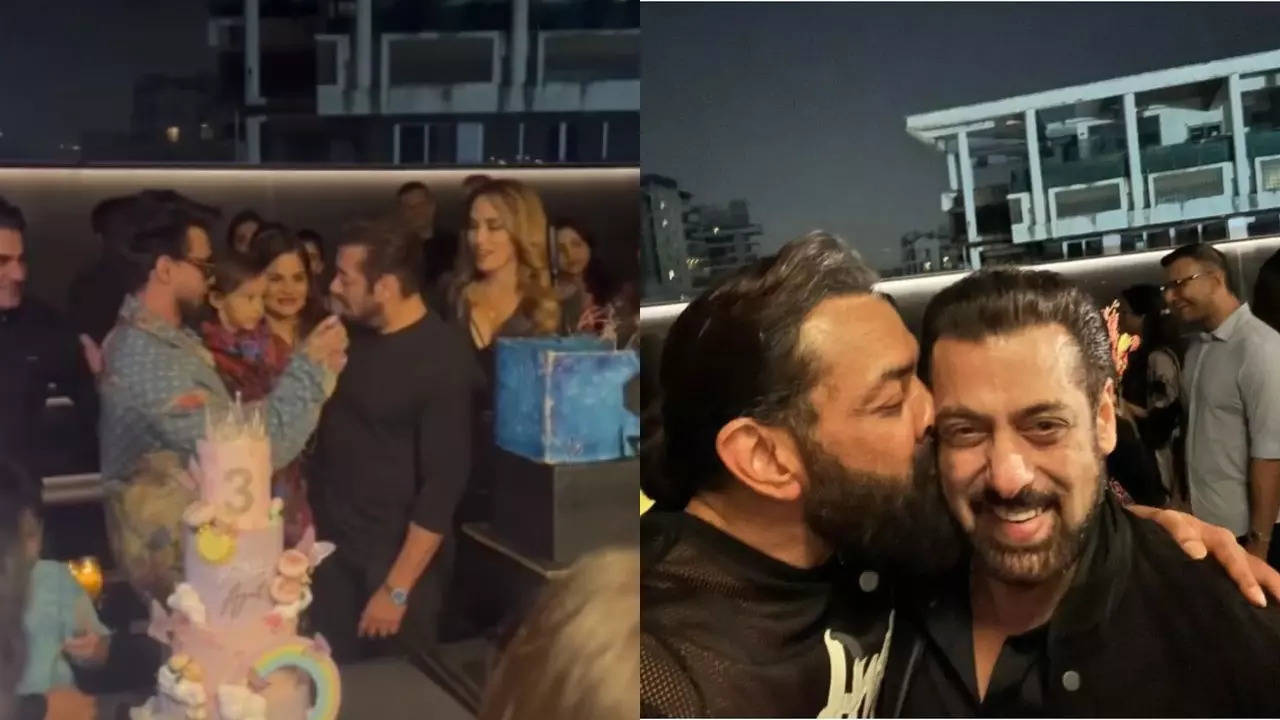 Salman Khan Birthday: Salman Khan Celebrates Birthday With Niece Ayat. Bobby Deol, Others Attend Bhaijaan's Bash | Hindi News, Times Now