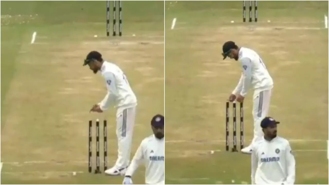 virat kohli bail flip screengrab