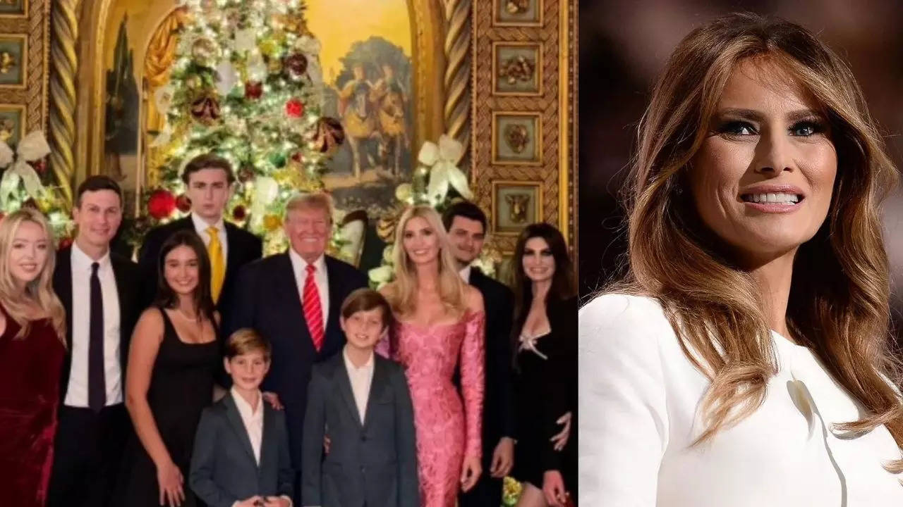 Melania Trump Mar-a-Lago Christmas 2023