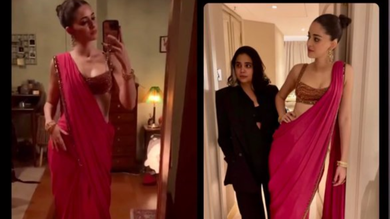 Ananya Panday's revenge saree