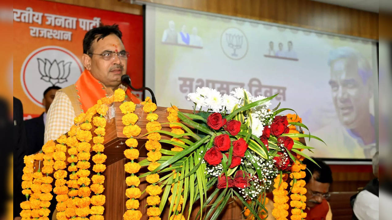 Rajasthan Chief Minister Bhajan Lal Sharma