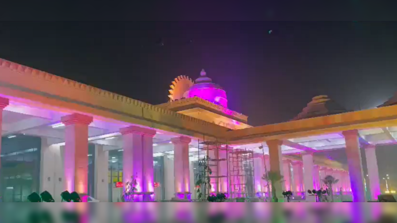 Ayodhya Dham Junction Lights Up Ahead of December 30 Inauguration