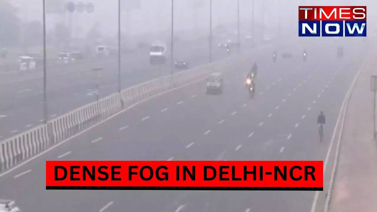 Dense fog in Delhi-NCR, ANI.